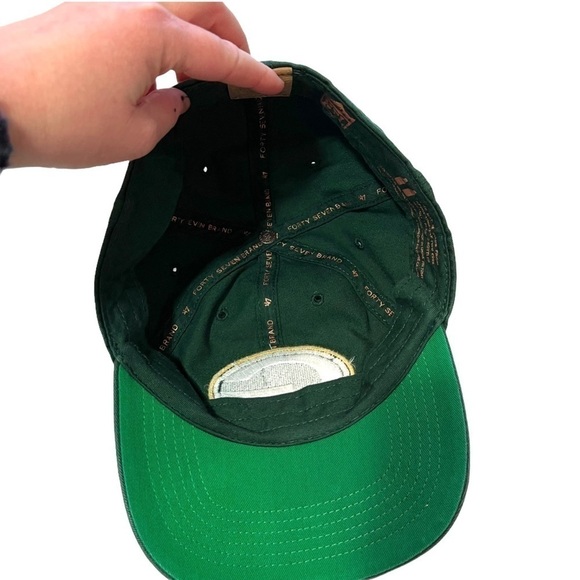 47 Green Bay Packers Logo NFL Green Cotton Sustainable Baseball Hat Cap Size M - Picture 10 of 16